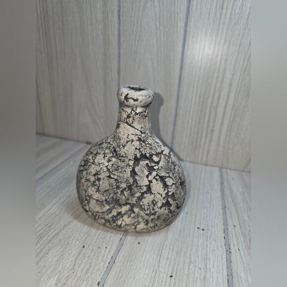 Vtg Stan Langwait Textured Sculpted Clay Vase Mt.St. Helen Volcanic Ash Pottery - Picture 2 of 5